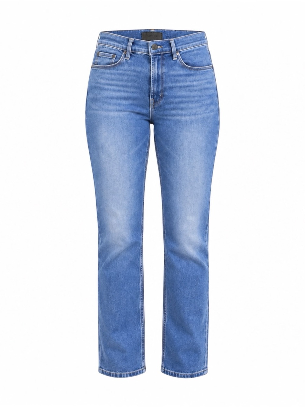 MOTHER Mid Rise Dazzler Ankle Straight Leg Blue Jeans Size 28